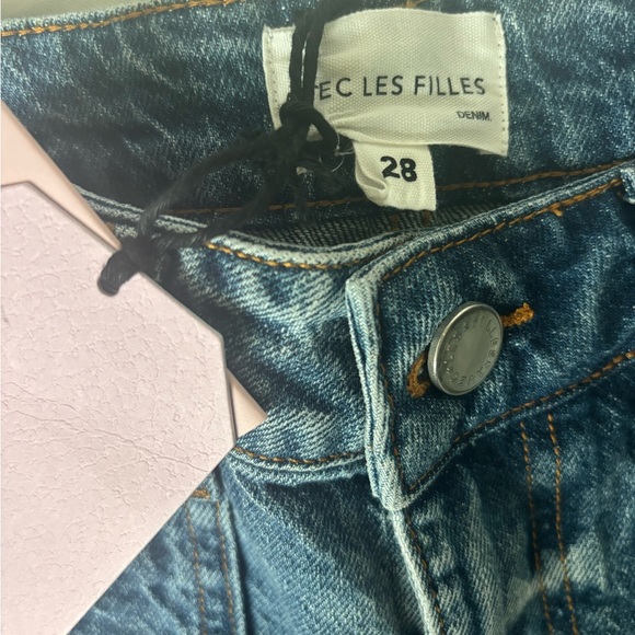 Avec Les Filles Women’s Straight Leg Carpenter Jeans, Sz 28 (New) - Picture 10 of 12